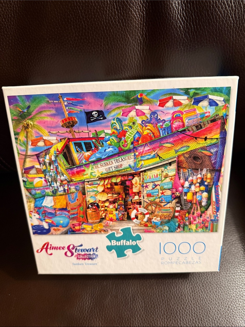 Aimee Stewart Sunken Treasure. 1000 pieces complete with poster.